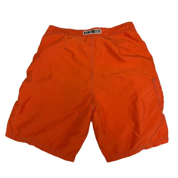 Vintage Gotcha Swim Trunks Shorts Mens 34 Orange Y2K 90s - Picture 2 of 16